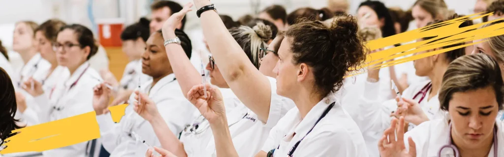 LSU Health nursing students in the classroom