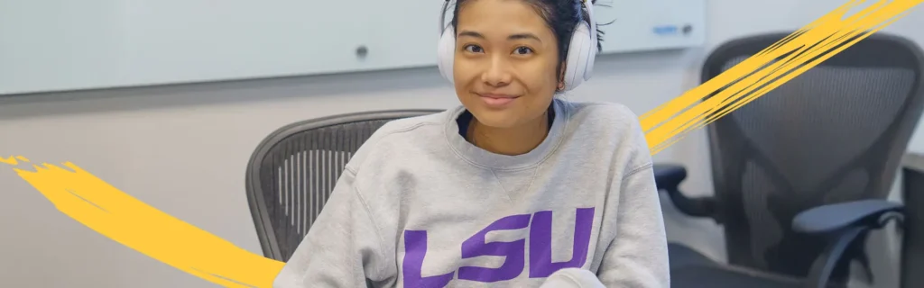 LSU Health student studying