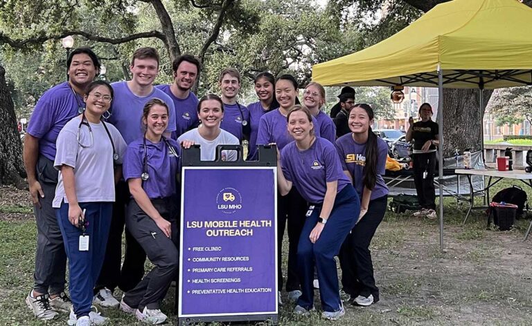 LSU Health Foundation Student Run Community Clinic participants