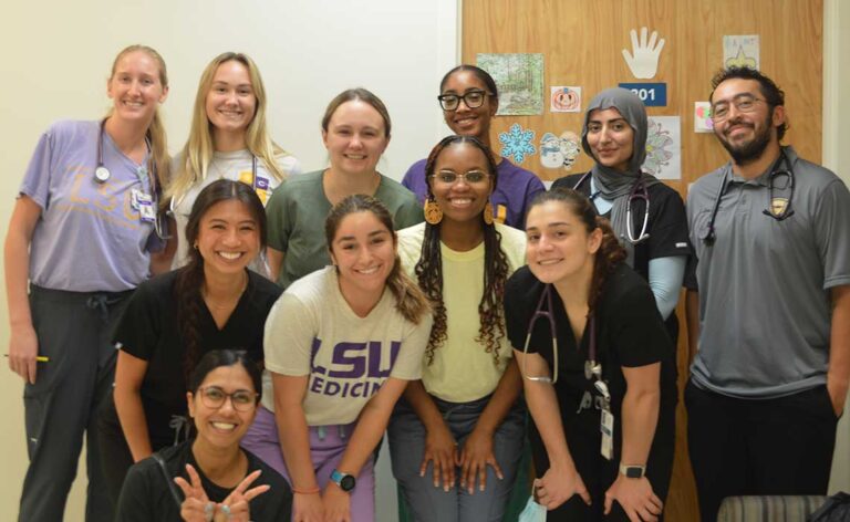 LSU Health Foundation Student Run Community Clinic participants