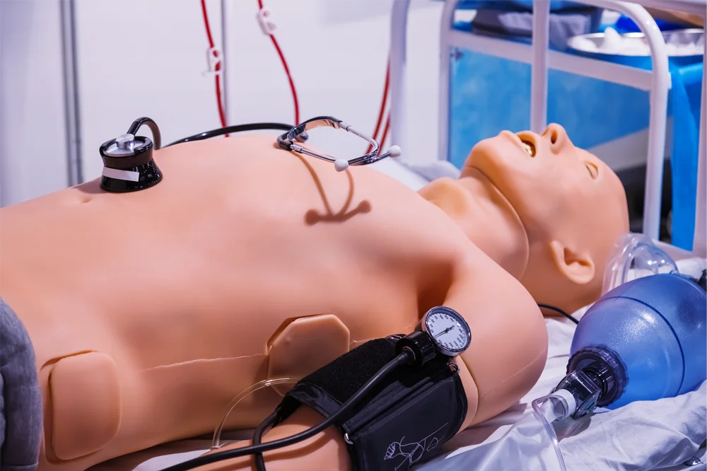 LSU Health Students Working on a Mannequins Patient